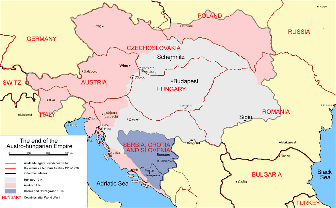 Карта венгрии до 1920 года и после